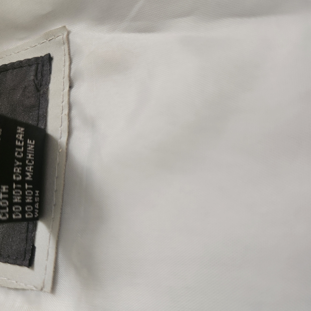 Vintage Silver Gray Tech Wear Vinyl Trench Jacket - Picture 5 of 14